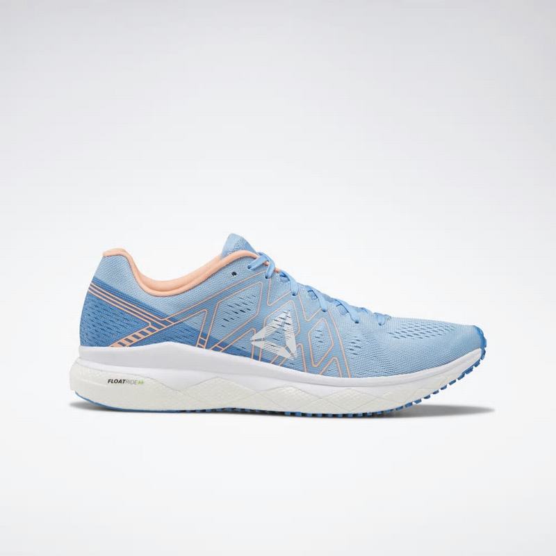 Adidasi Alergare Reebok Floatride Run Fast Dama Albastri/Portocalii Romania DL7095GE